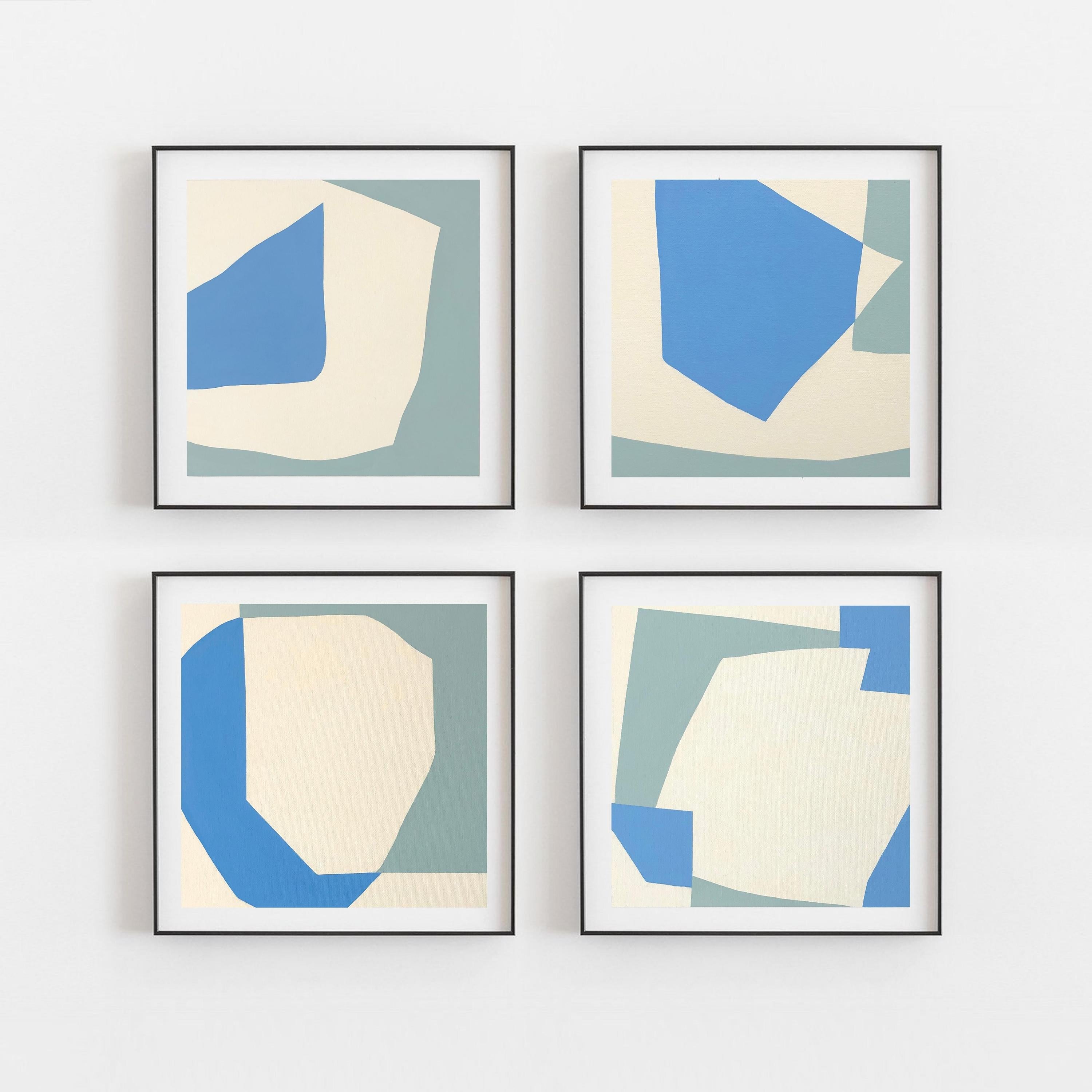 Anna Medvedeva Abstract Painting - Abstract B70-B73 Set of 4
