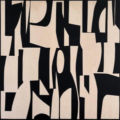 Anna Medvedeva - Abstract Beige & Black B52 Abstract Beige & Black B52