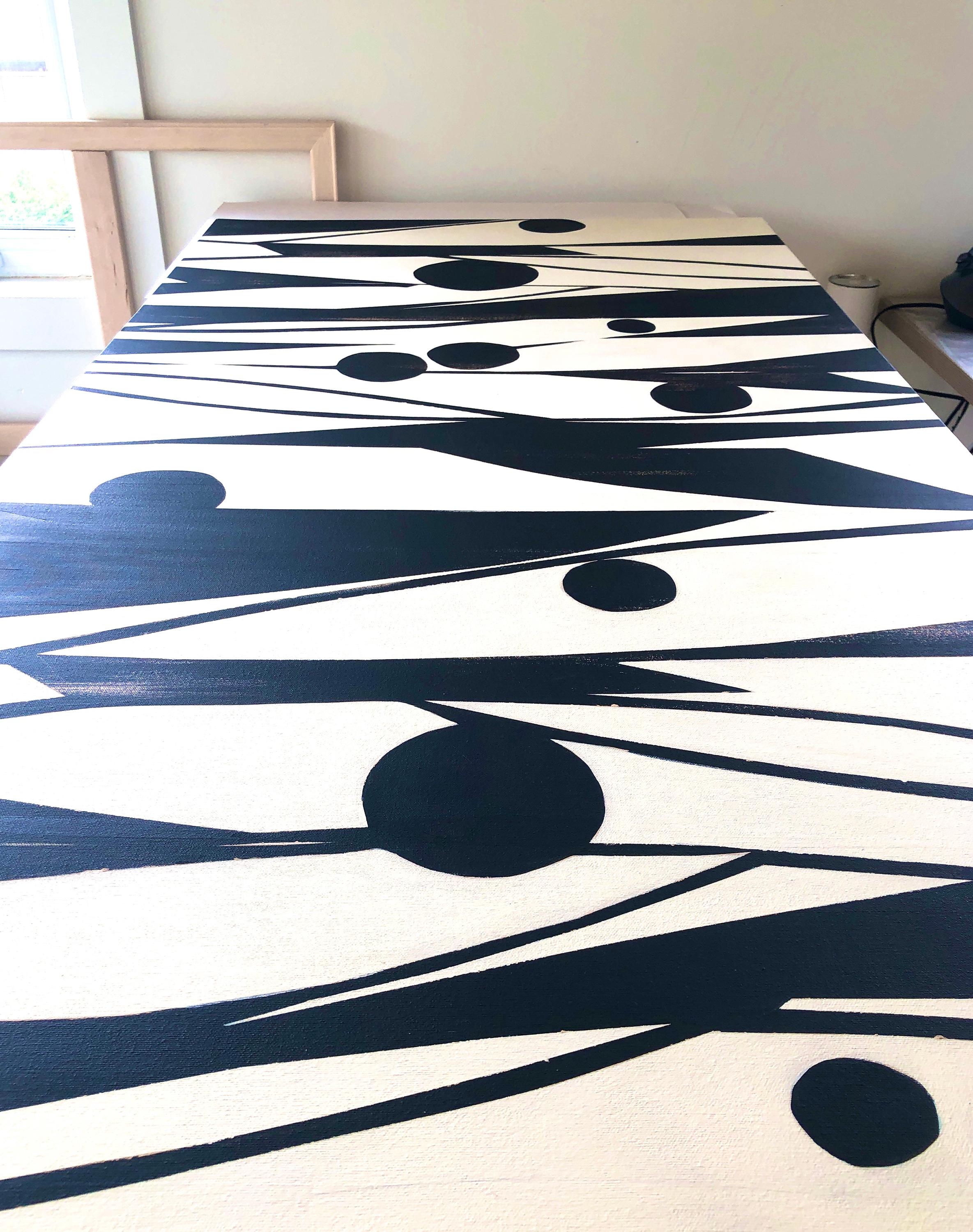 Composizione floreale 18 - Painting Astratto di Anna Medvedeva