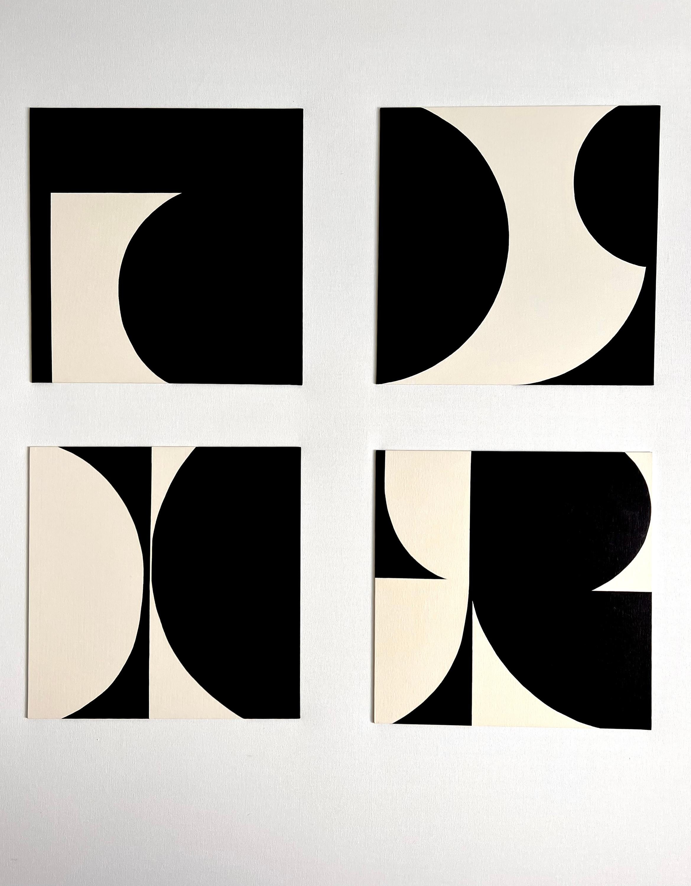 Geoforme B76 - Abstract Painting Beige di Anna Medvedeva