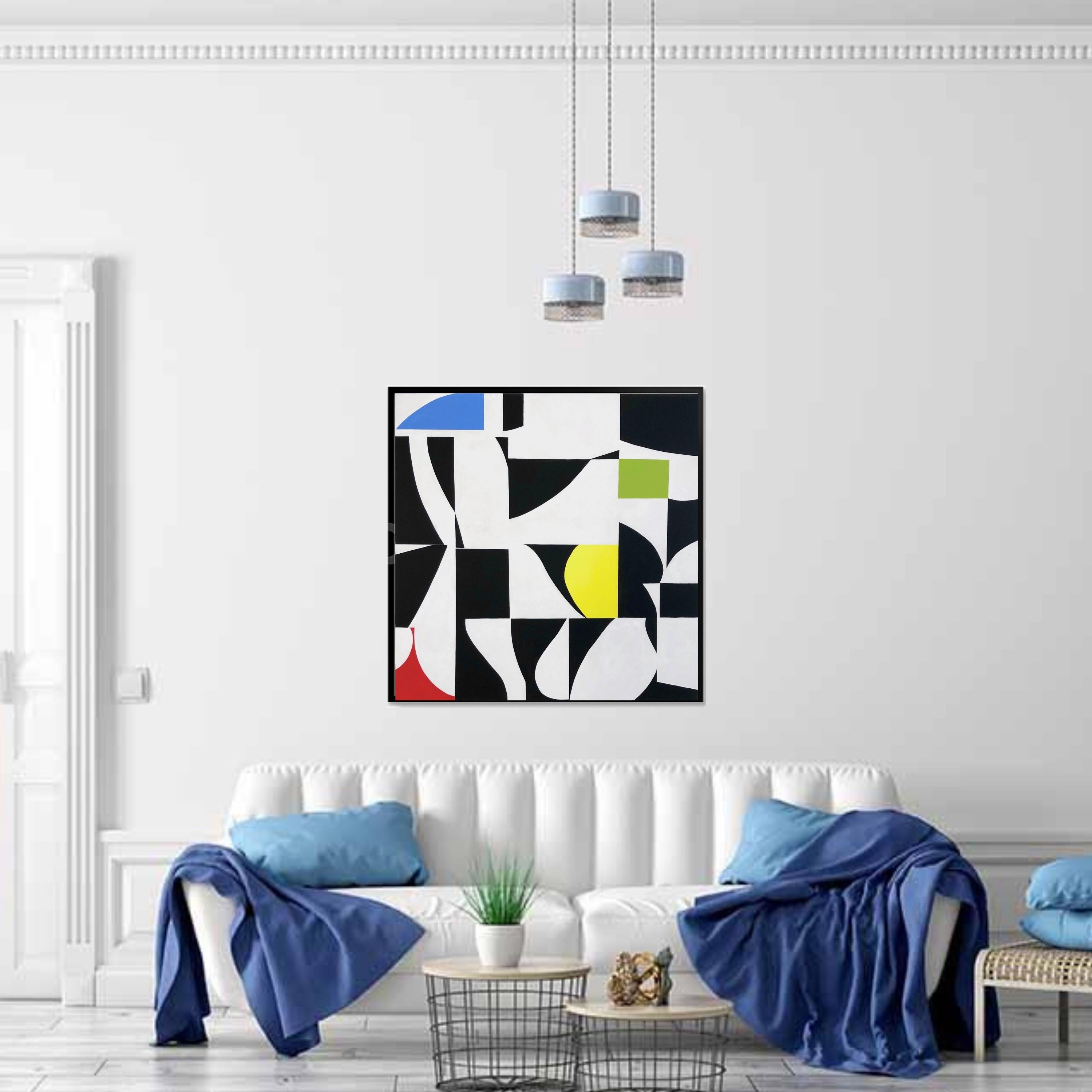 Geometric Abstraction 45 - Painting by Anna Medvedeva