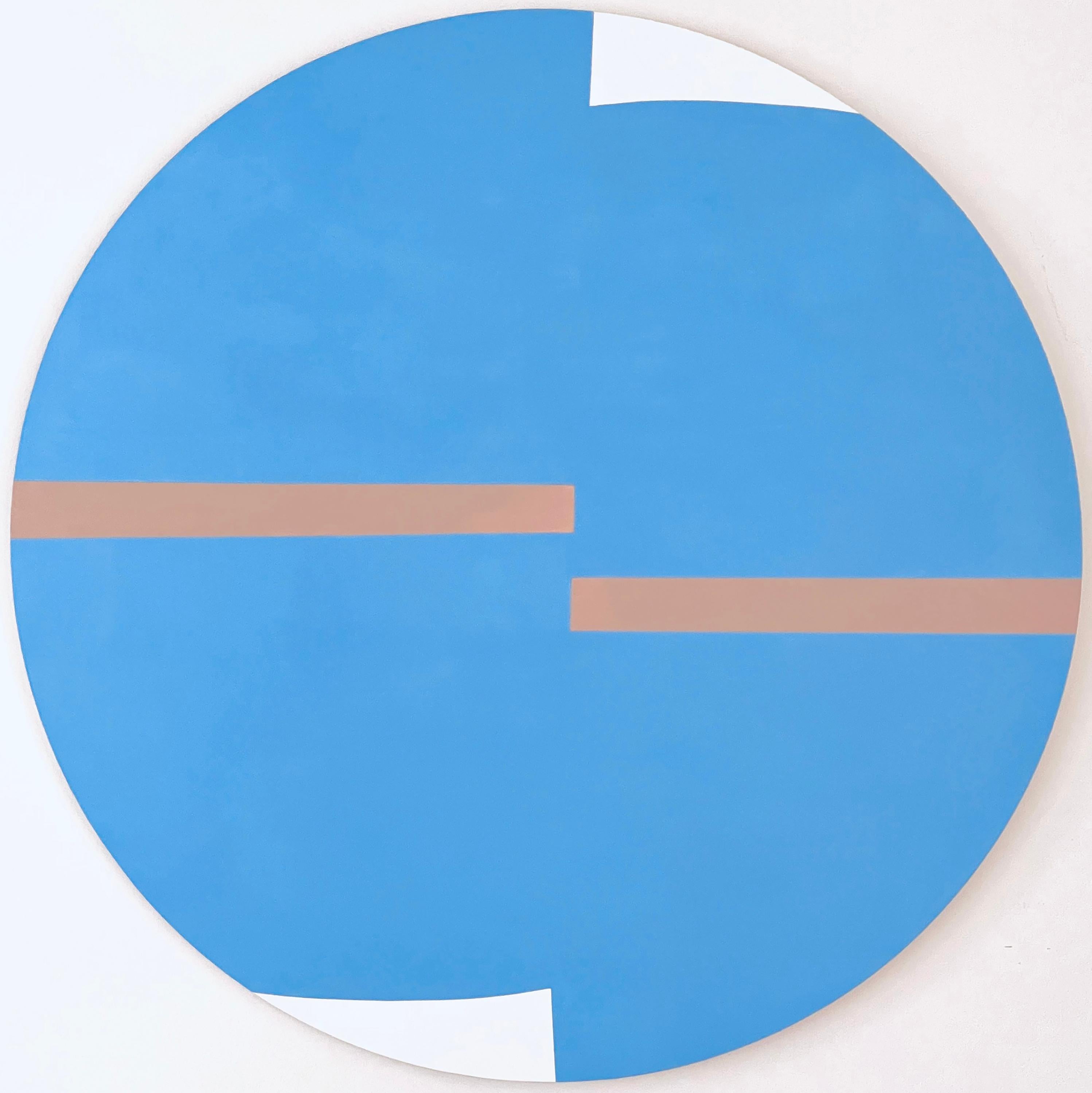 Anna Medvedeva Abstract Painting - Inside Blue