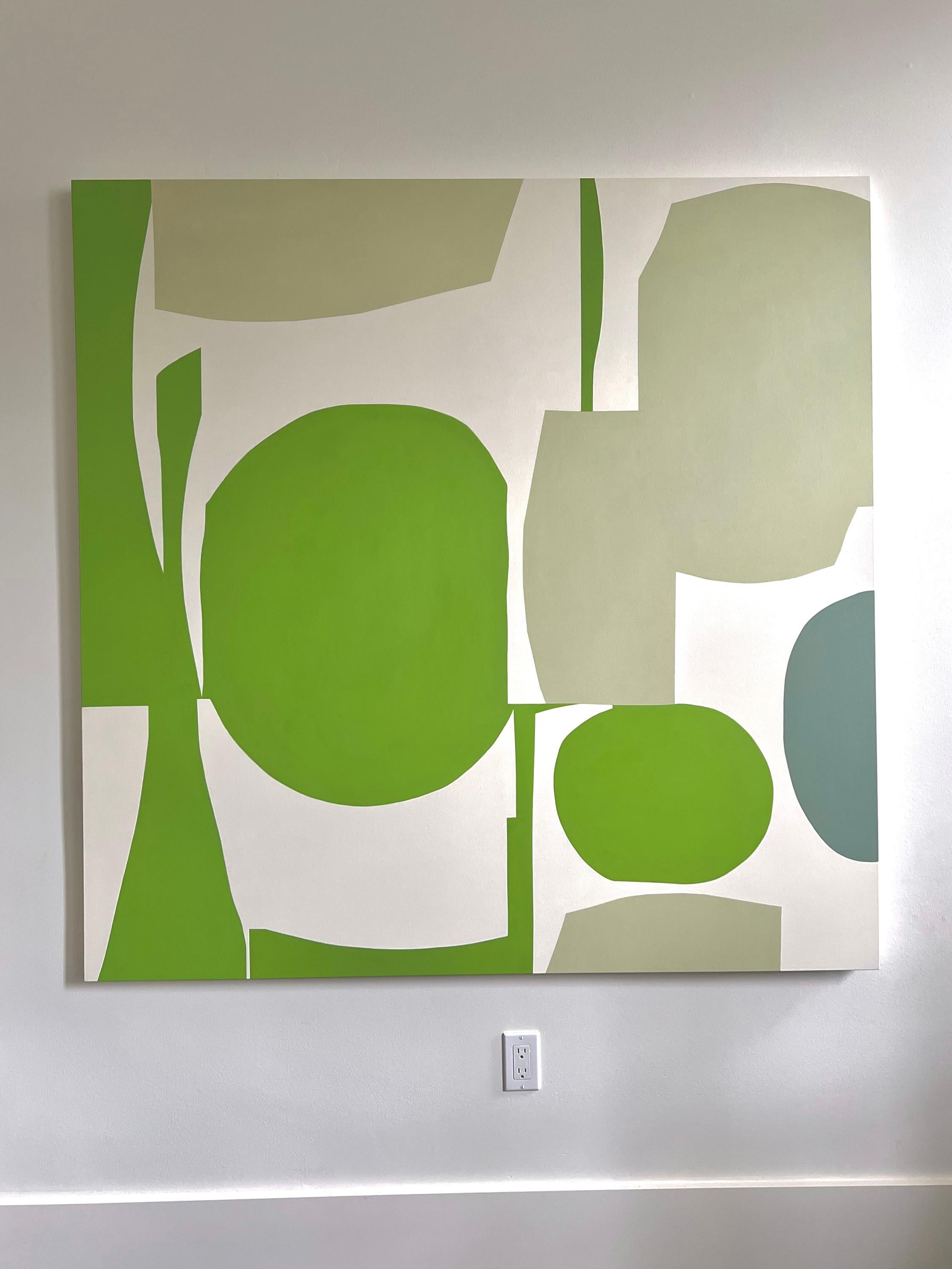 Formes organiques G75 - Abstrait Painting par Anna Medvedeva