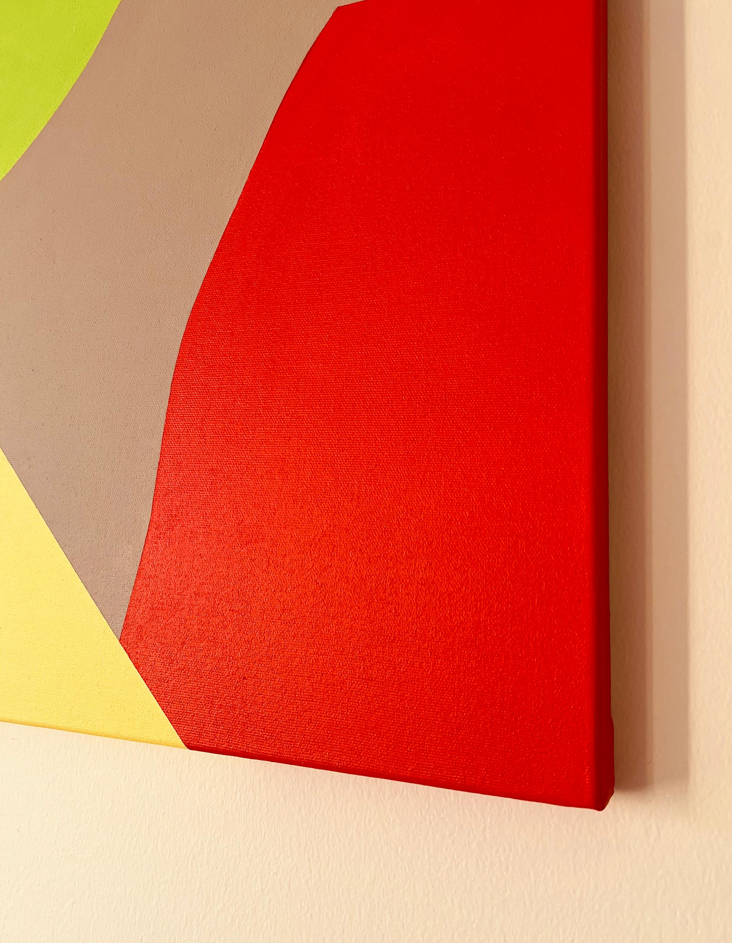 This abstract painting from new Series “Power of Colors” is inspired by minimalism, modern art and hard edge.
Work is signed, dated and titled by Artist on the back. Signed certificate of authenticity.
This work will be shipped in a box. The sides