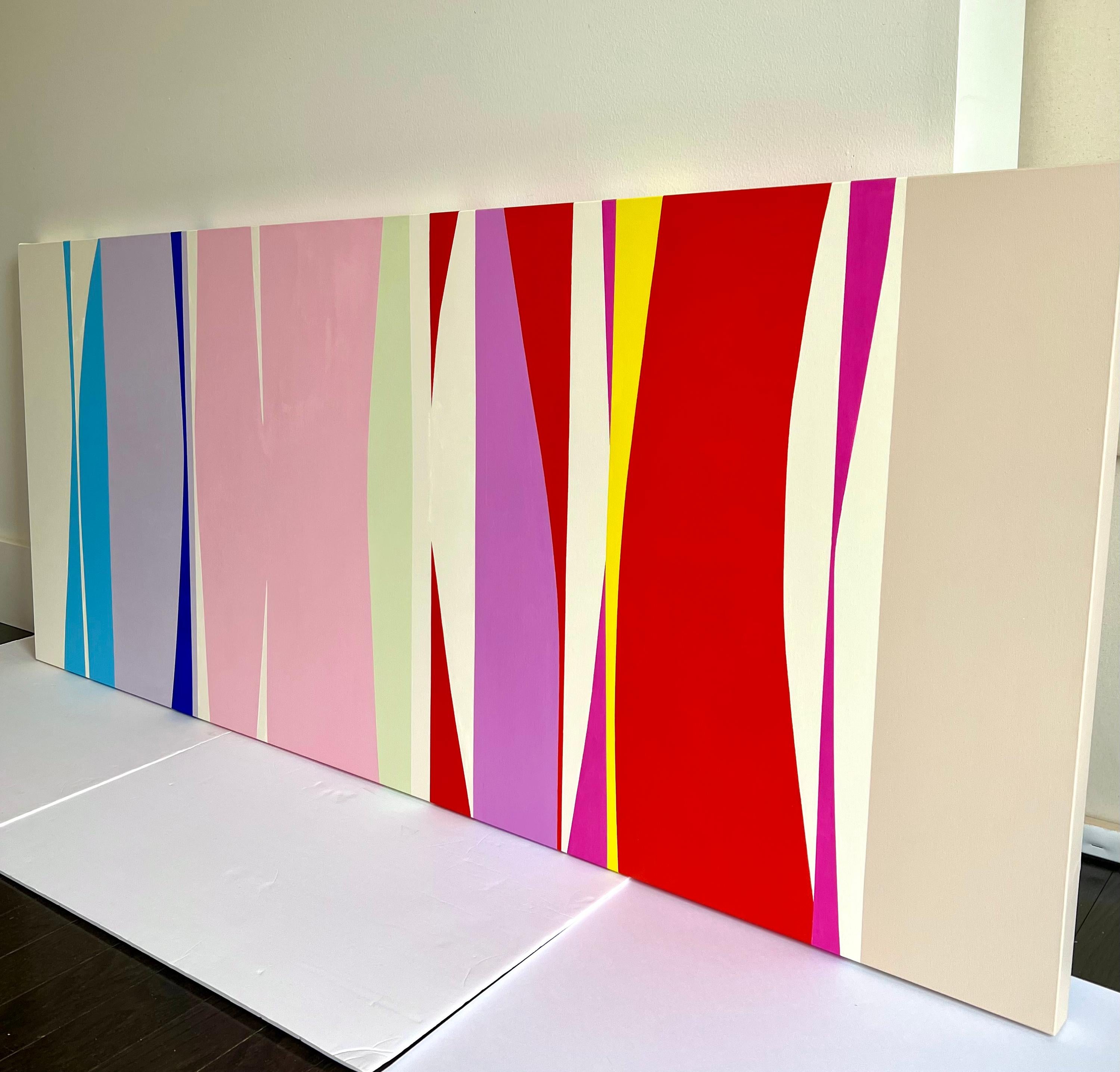 Strisce verticali 52 - Painting di Anna Medvedeva