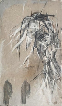 Crows. Peinture contemporaine en techniques mixtes, Abstraction, Oiseaux, Art polonais