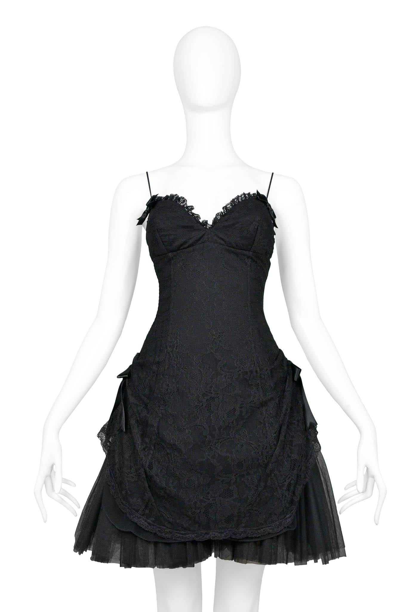 black corset tutu dress