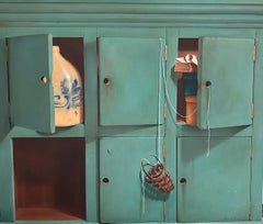 Antique Cupboard en trompe-l'oeil