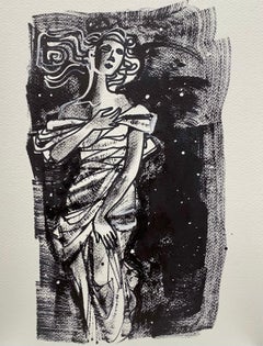 "Afrodite", Tinte auf Papier, 2020