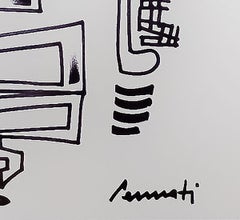 "Melodía de cocina 03", tinta sobre papel, 2025
