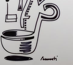 "Melodía de cocina 05", tinta sobre papel, 2015