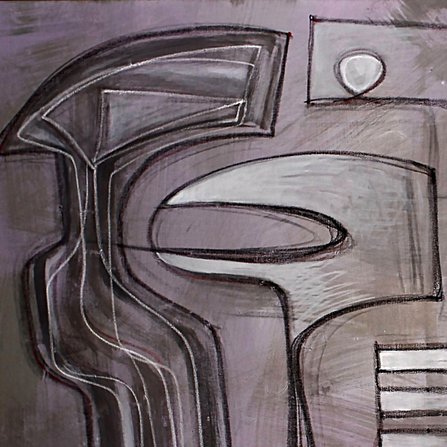 Back to Itaca - serie alchimia - acrilico d'arte contemporanea su tela, 80 x 100 cm in vendita 1