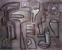Back to Itaca - alchemy series - contemporary art acrylic on canvas, 80 x 100 cm
