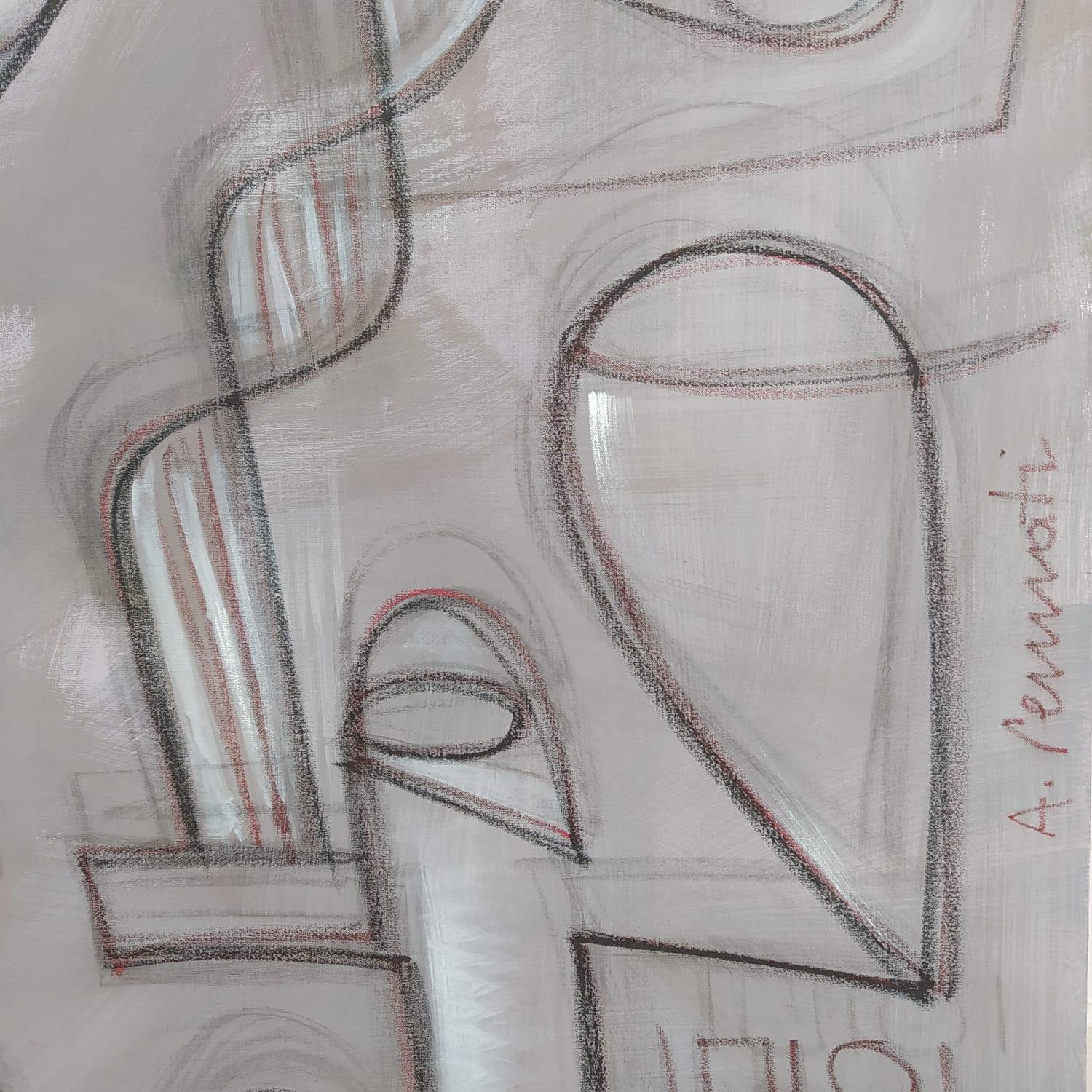 Back to Itaca di Anna Pennati serie alchimia - acrilico su tela - 80x100cm in vendita 1