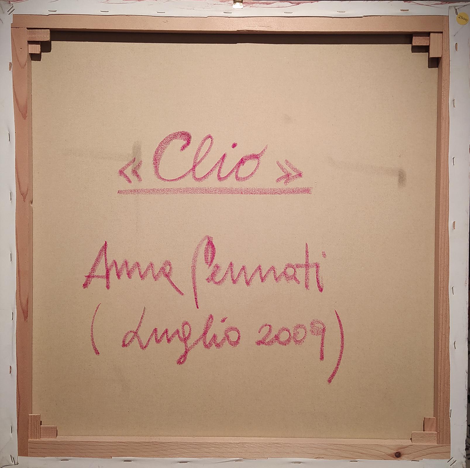 Clio von Anna Pennati, Gemlde in Mischtechnik auf Leinwand im Angebot 5
