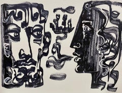 "Così la Dea parlò...", Tinte auf Papier, 2020