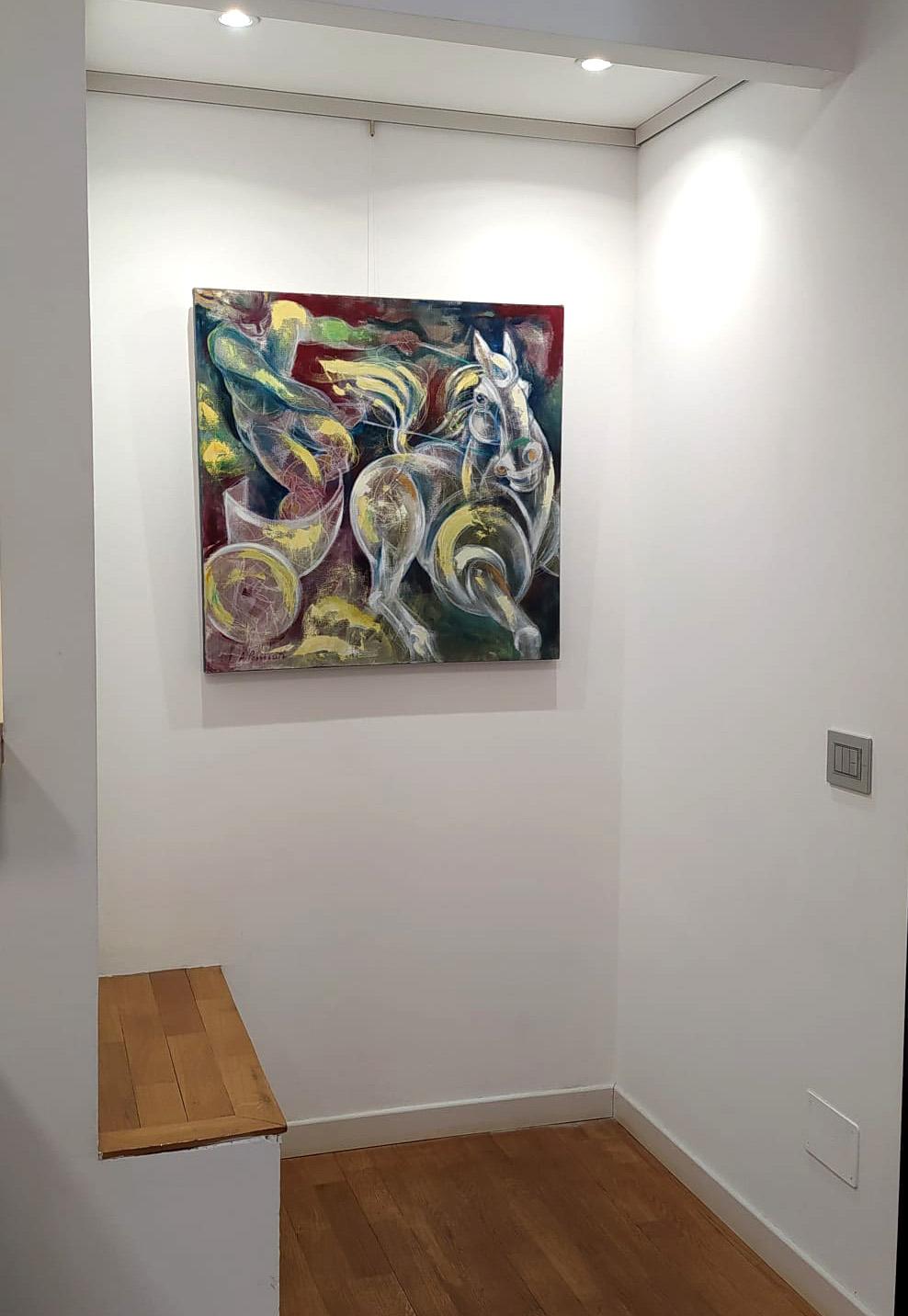 Febo - Contemporary Painting by Anna Pennati