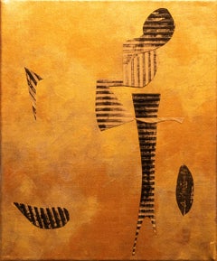 „Joyful and Fleeting“ von Anna Pennati, Gemälde auf Leinwand