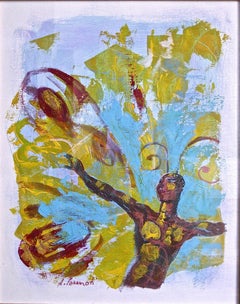 "Junonia Crithia" (Butterflies) by Anna Pennati, acrilyc on paper