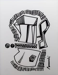 Used "Kitchen Melody 02" by Anna Pennati, ink on paper