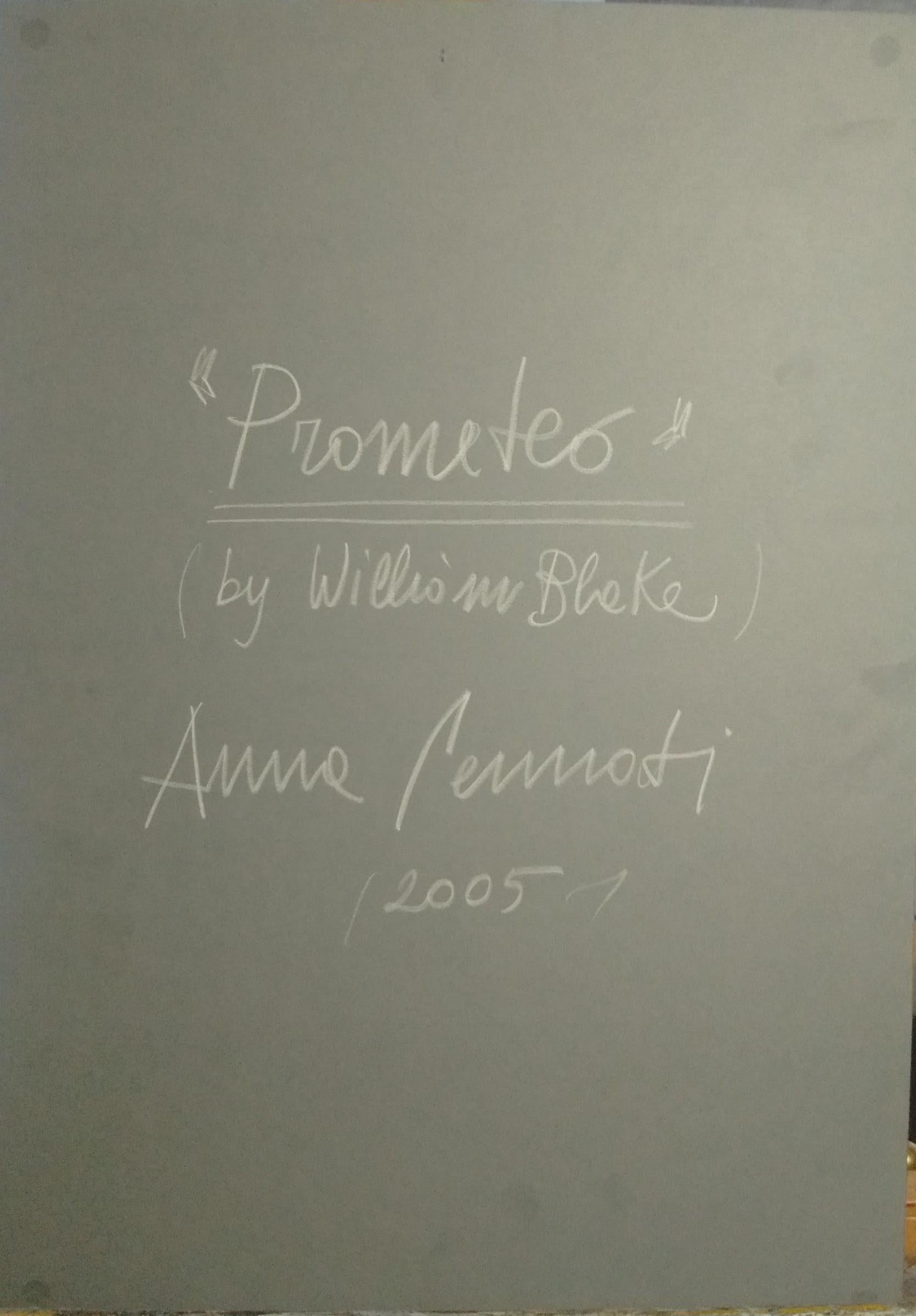 « Prométhée » d'Anna Pennati - extrait des poèmes de George Byron en vente 6