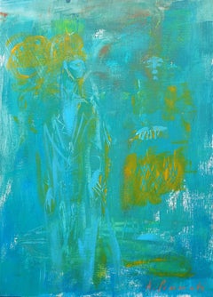 „The Fairy“ von Anna Pennati – Acryl und Ölpastell auf Papier