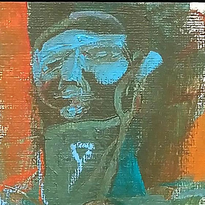 The Faun, contemporary acrylic on paper from George Byron poems For Sale 2