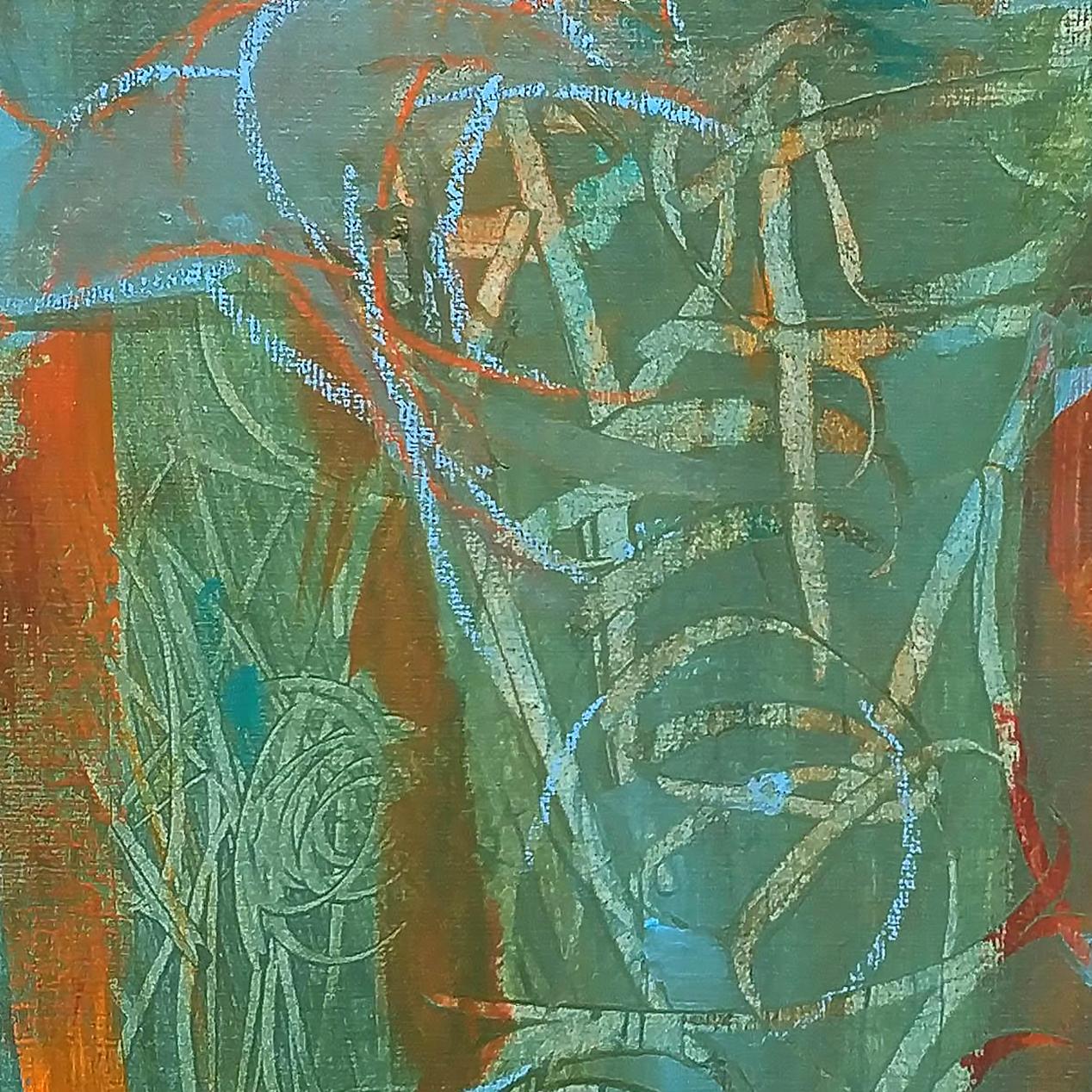 The Faun, contemporary acrylic on paper from George Byron poems For Sale 3