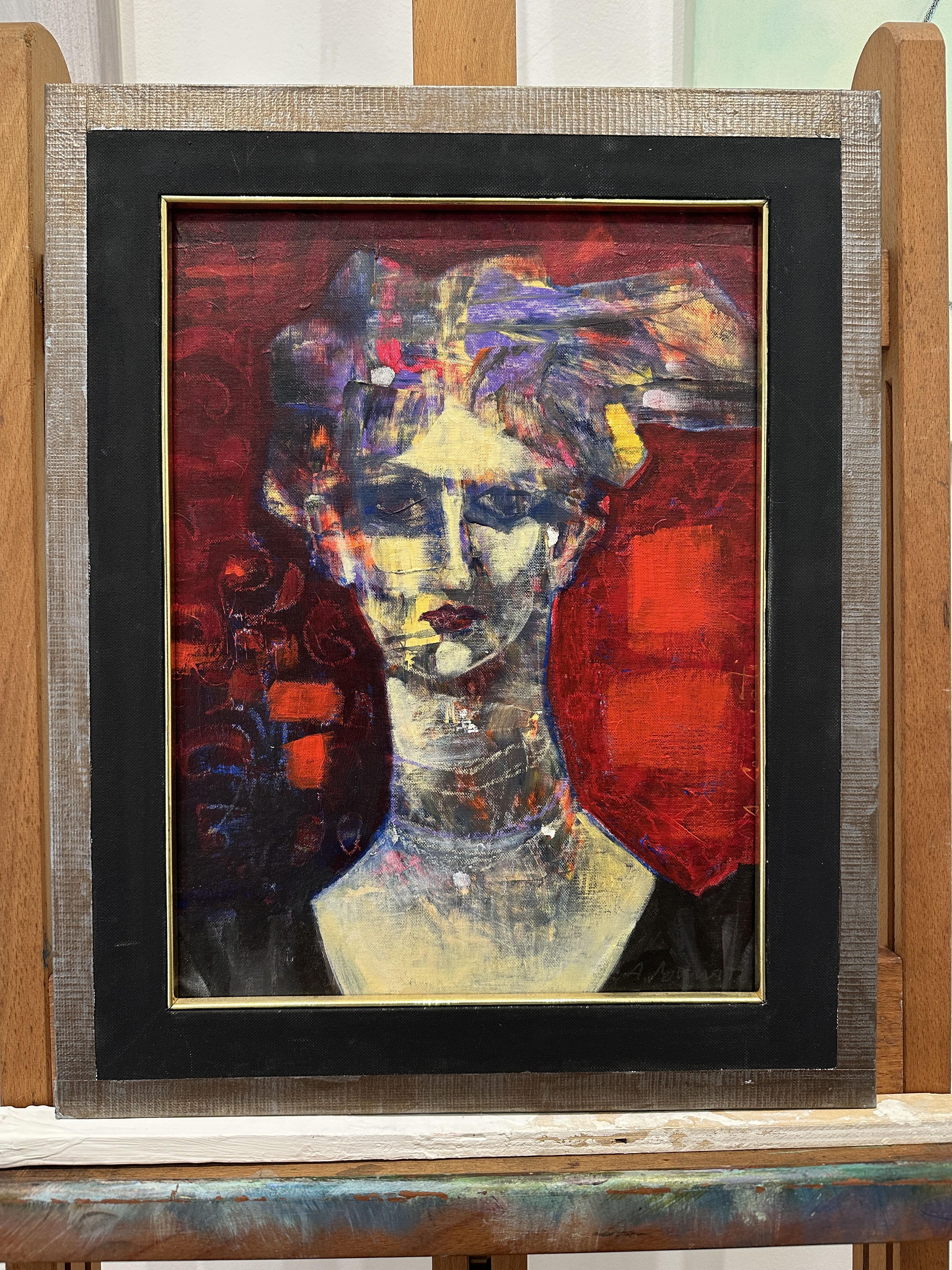 Alessandra de Rudinìby Anna Pennati 2013 acrylic painting 40x30cm For Sale 1