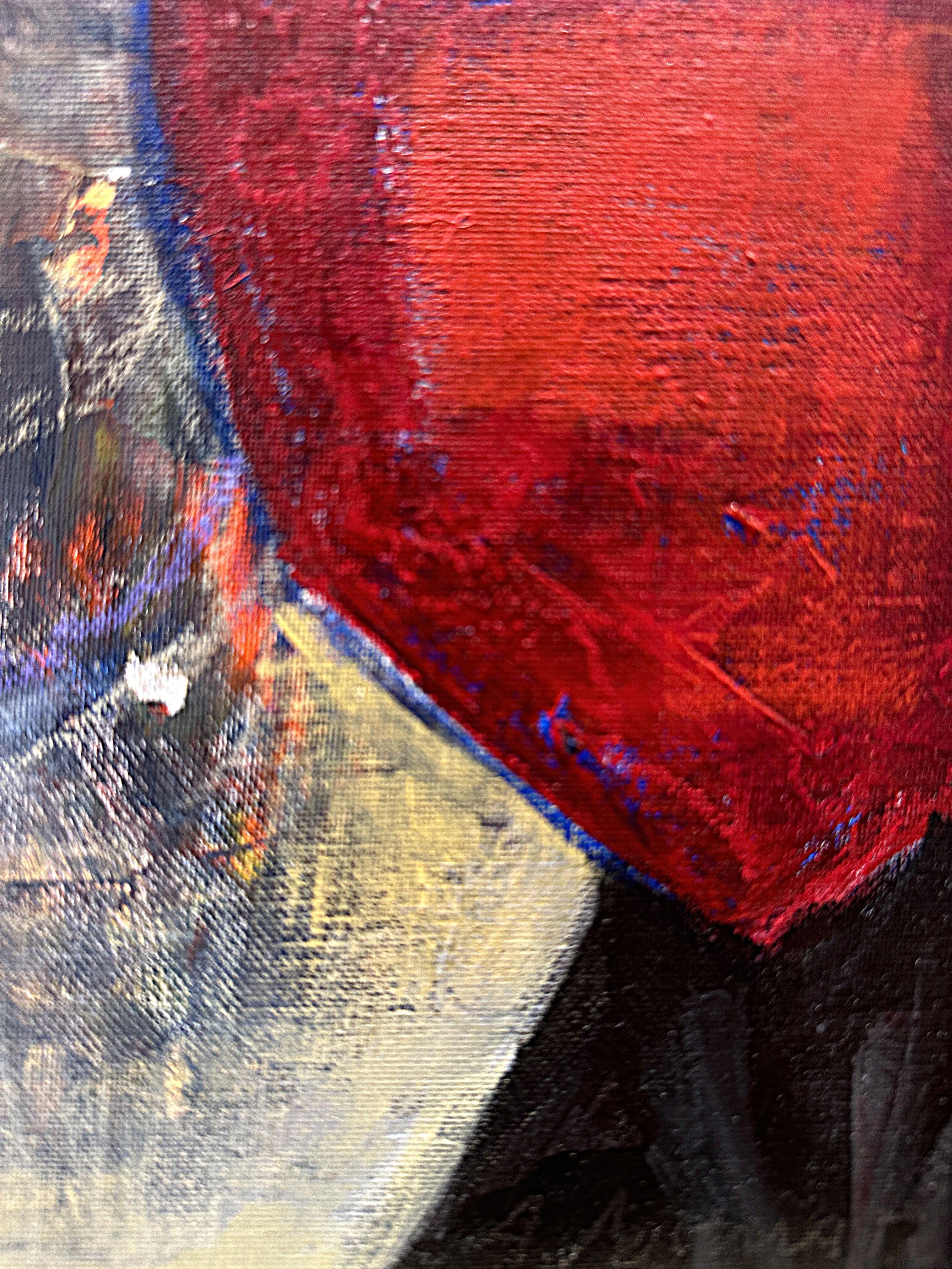 Alessandra de Rudinìby Anna Pennati 2013 acrylic painting 40x30cm For Sale 3