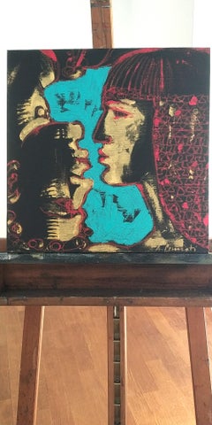 "Antonio e Cleopatra" by Anna Pennati, painting