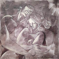 « Ares and Afrodite » d'Anna Pennati, peinture
