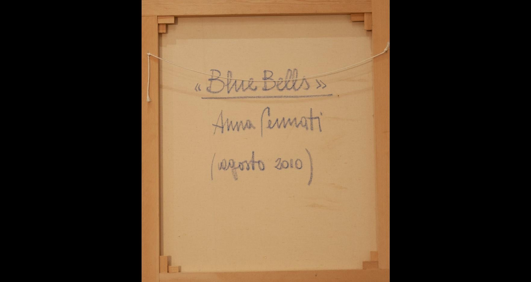 « Blue Belles » d'Anna Pennati - acrylique sur toile, 60 x 50 cm en vente 3