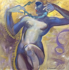 Calliope d'Anna Pennati 2010 peinture acrylique 70x70cm