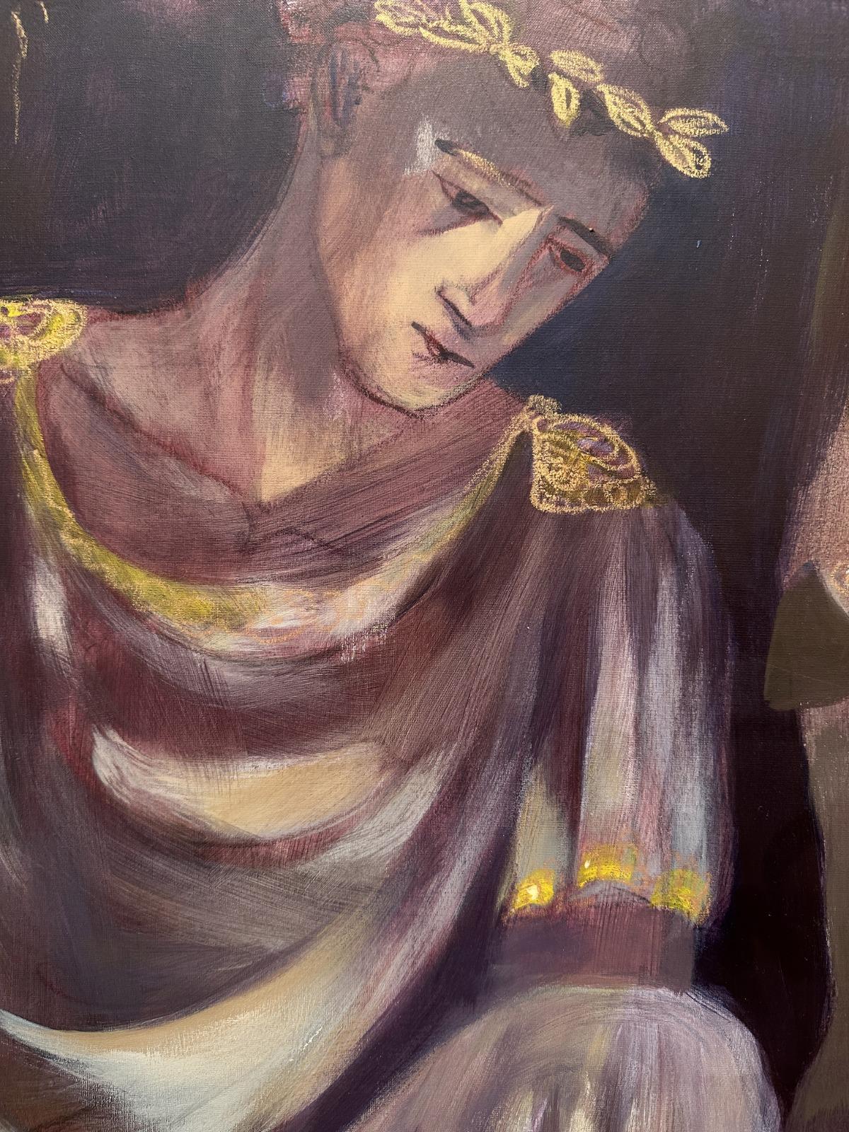 Cesare e Cleopatra por Anna Pennati 2006 pintura en venta 1