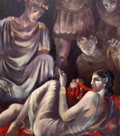 Cesare e Cleopatra by Anna Pennati 2006 painting