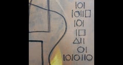 "Chora 2" by Anna Pennati & Ariel Soule - acrylic on canvas, 100x100cm