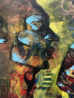 La Baiadera" von Anna Pennati, Acrylgemälde