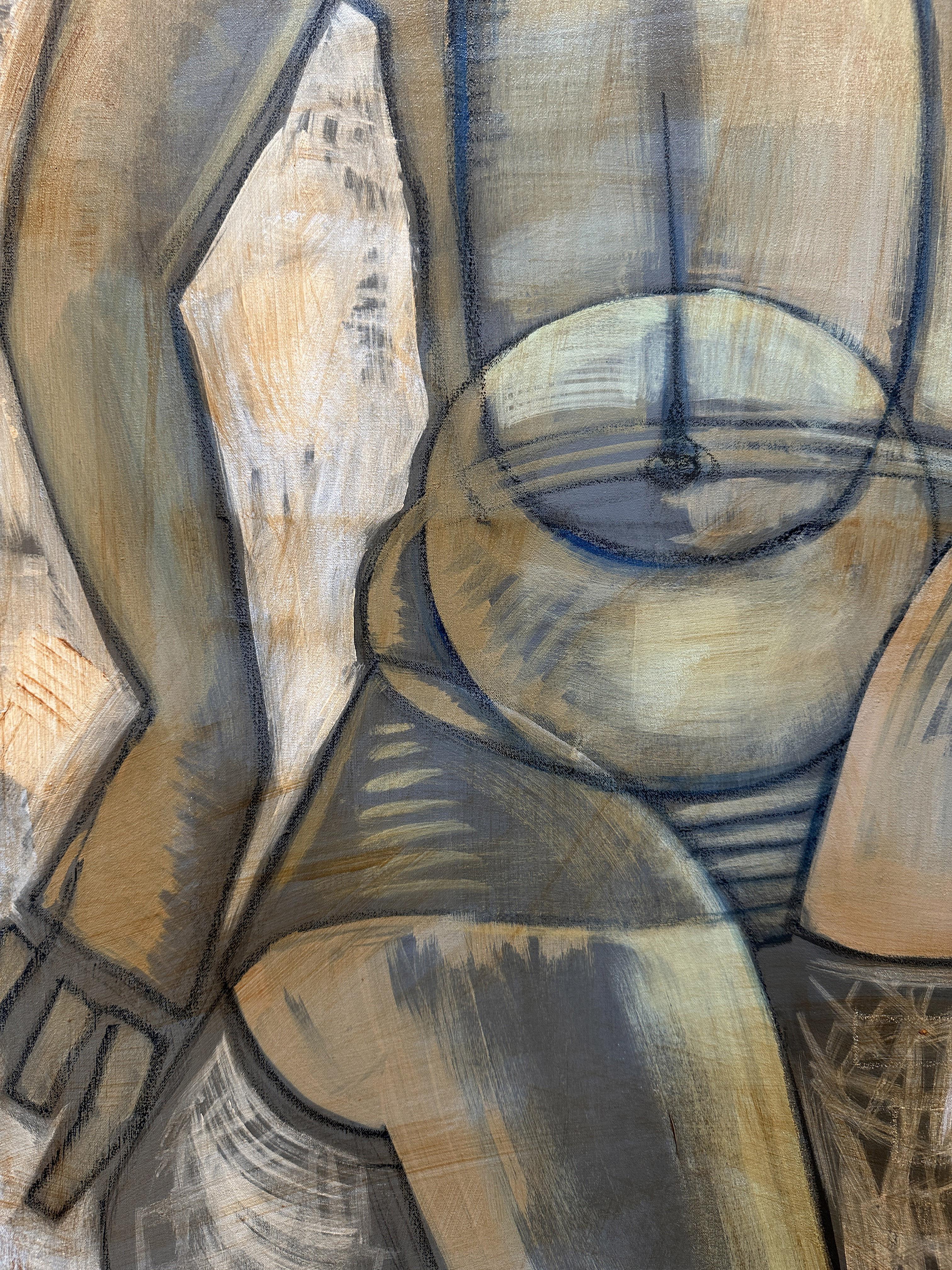 La Ballerina Scalza de Anna Pennati 2014 pintura acrílica 100x70cm en venta 2