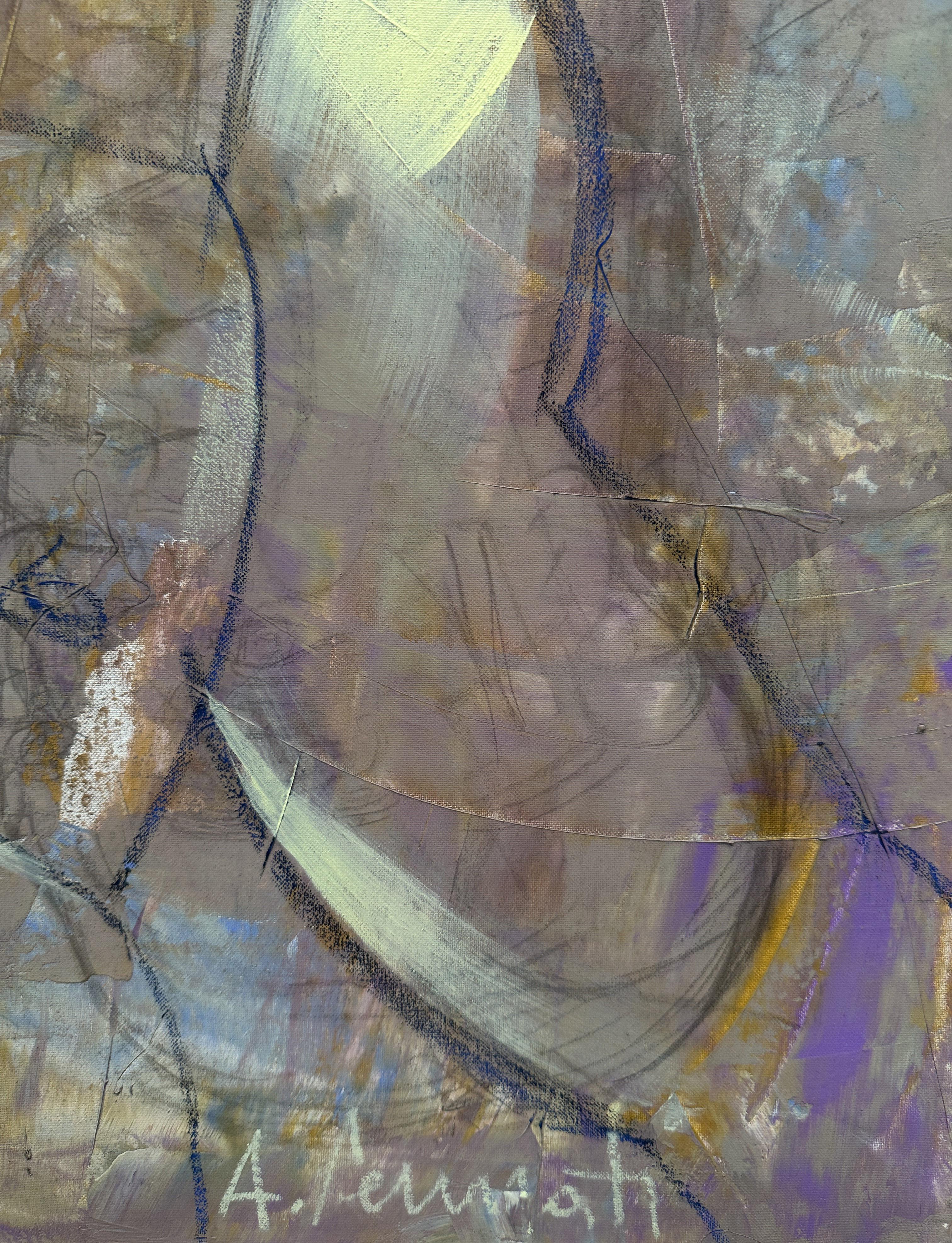 Morning by Anna Pennati 2012 acrylic painting 70x60cm For Sale 1