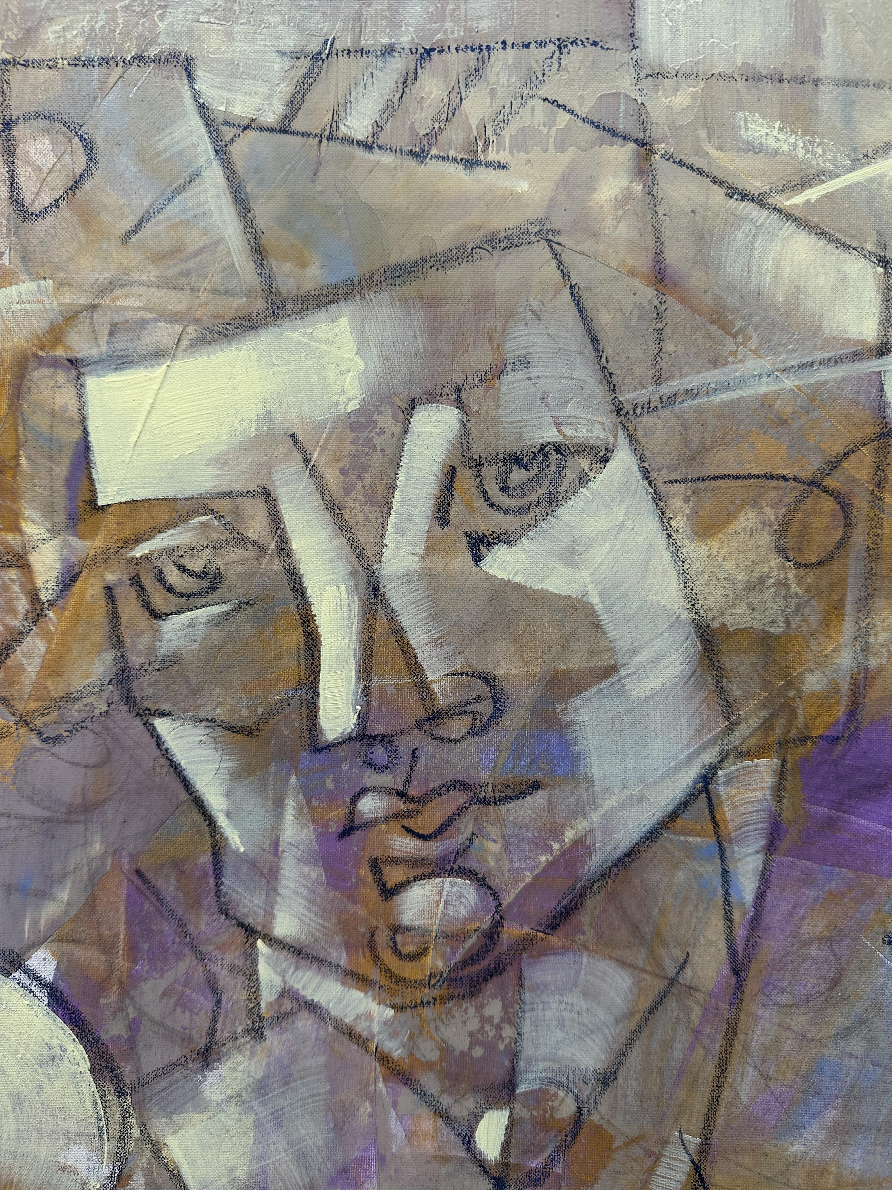 Morning by Anna Pennati 2012 acrylic painting 70x60cm For Sale 4