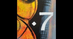 "Mulier Noetica" von Anna Pennati - Acryl auf Leinwand