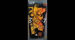 "Mulier Noetica" von Anna Pennati - Acryl auf Leinwand