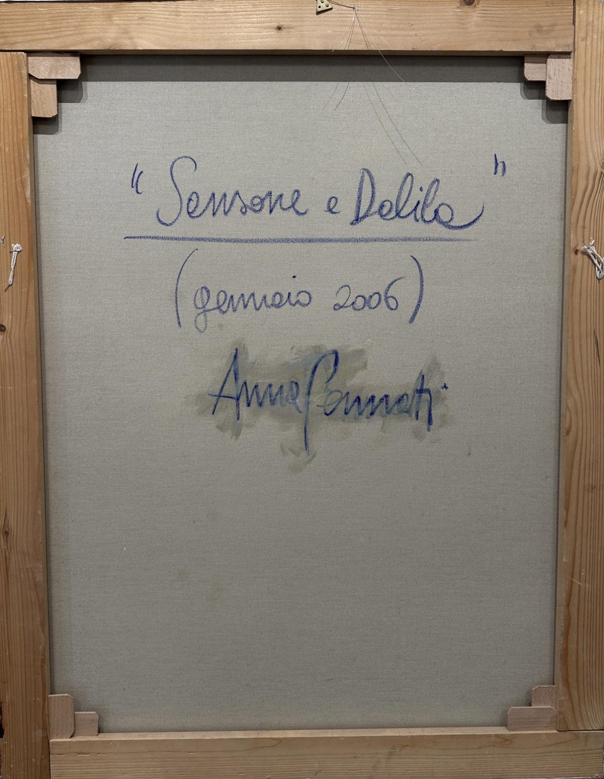 Sansone e Dalila par Anna Pennati, 2006 peinture en vente 4