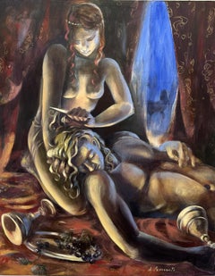 Sansone e Dalila by Anna Pennati 2006 painting