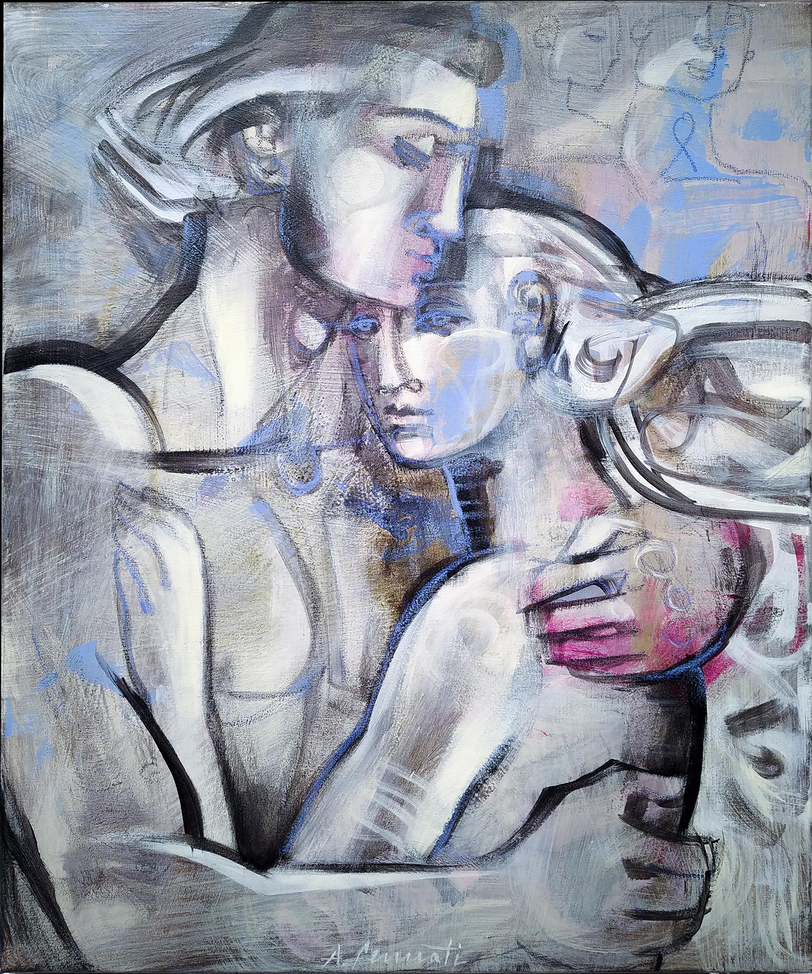 "Sun of the sleepless" by Anna Pennati, painting