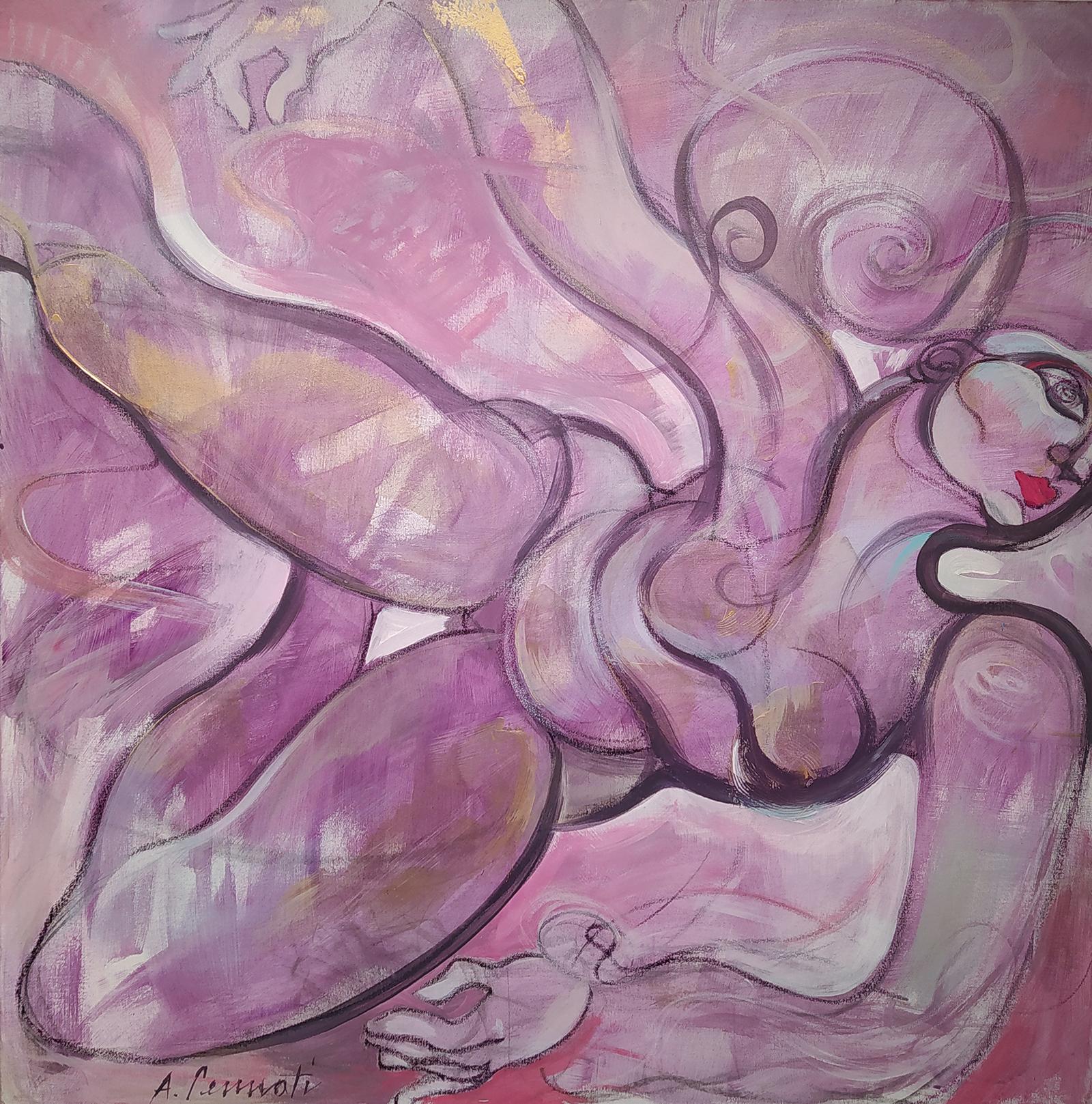 'Tersicore' is a work that is part of a series of seven paintings dedicated to the muses. 'Tersicore' is the muse of the dance.

Anna Pennati is an artist addressed to the international art world.

His artistic activity, since 1990, counts more than