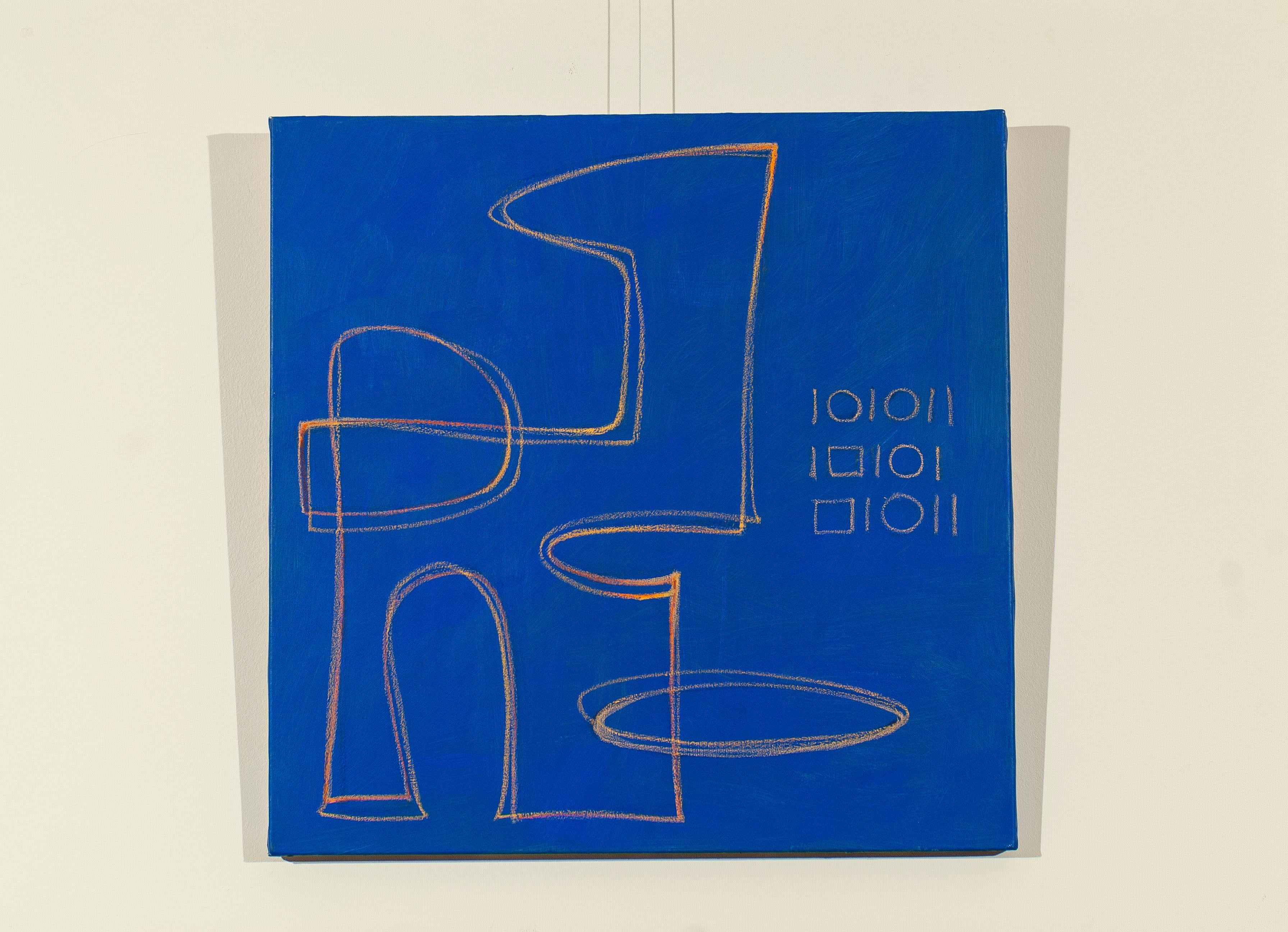 Variante Complementare - Endless Line - Painting by Anna Pennati