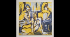 "Dance Company" by Anna Pennati - acrylic on canvas, 110x110cm