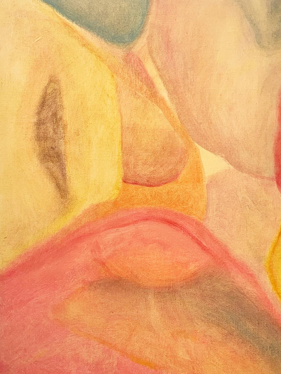Tropische Medusen (Braun), Abstract Painting, von Anna Peter-Breton